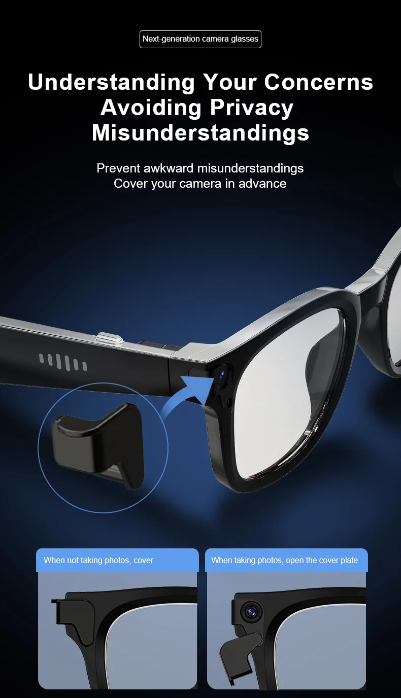 Scout One AI camera glasses — feature panel 3
