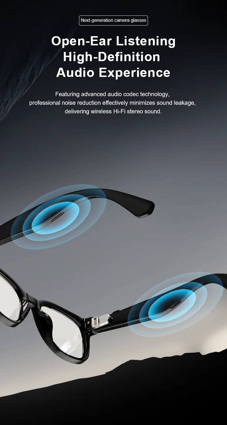 Scout One AI camera glasses — feature panel 13