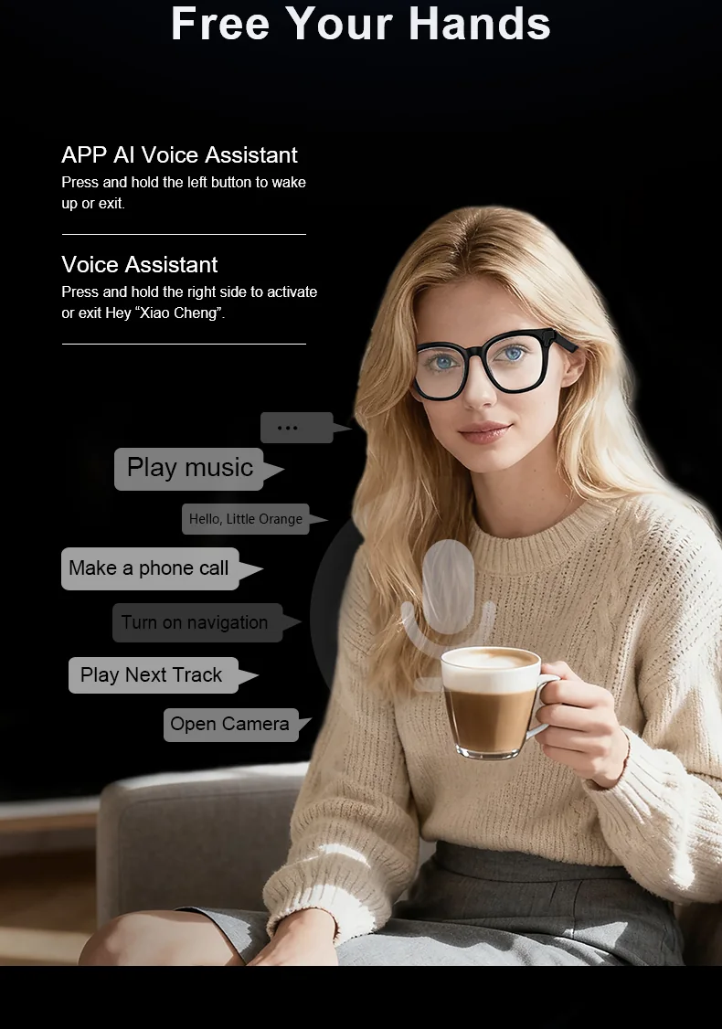 Scout One AI camera glasses — feature panel 15