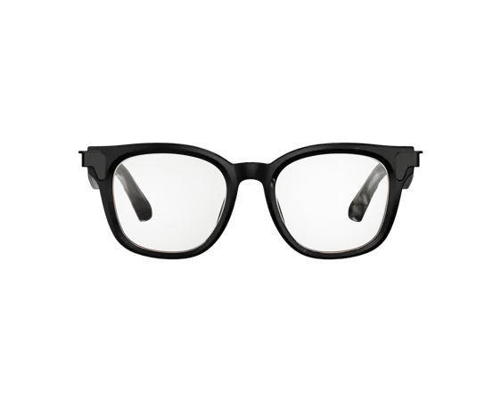 Scout One 8MP AI camera glasses, black, product view 1