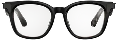 Scout One AI camera glasses — black front 1